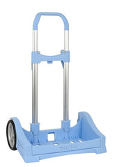 CARRO PORTAMOCHILAS PLEGABLE EVOLUTION AZUL CLARO 205 | SAFTA, S,A,